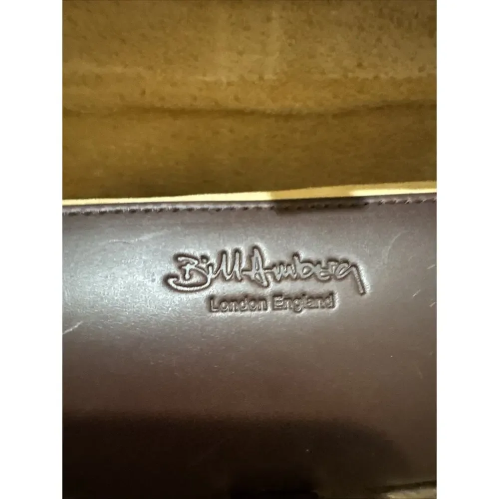 Bill Amberg Leather Travel Watch Roll Brown Handmade Fashion Accessories